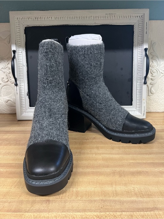 Sam Edelman Shoes - Sam Edelman NWT Roxanna Charcoal Knit Lug boot